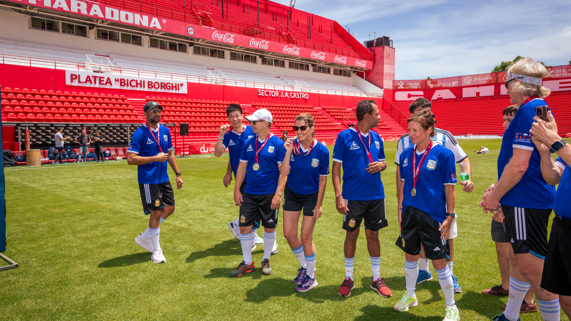 Corporate football event in Buenos Aires